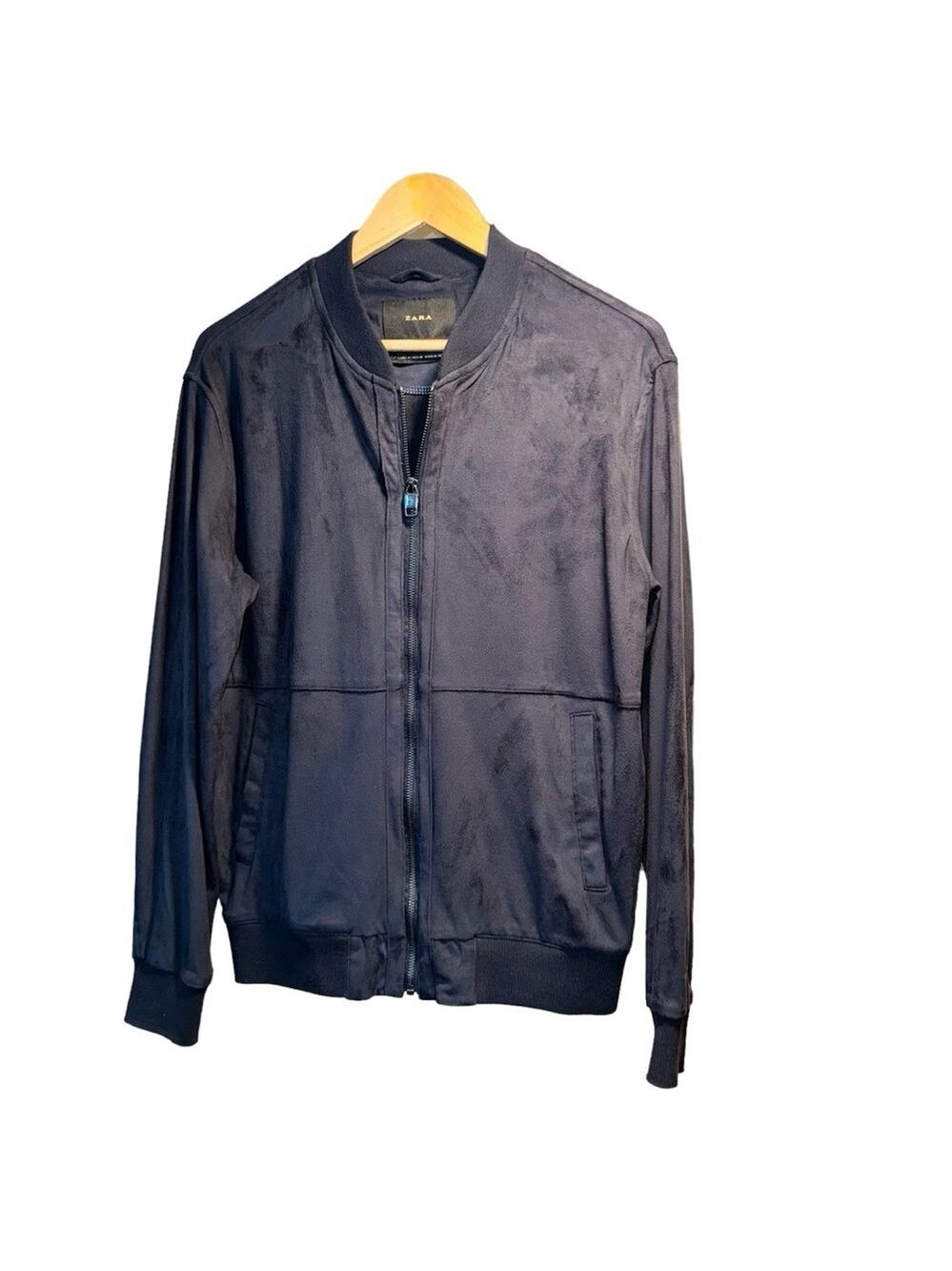 Zara Navy Blue light sweater / jacket SZ M